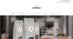 Desktop Screenshot of capriole.be