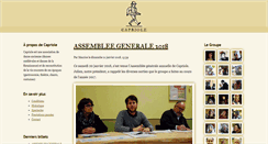 Desktop Screenshot of capriole.info